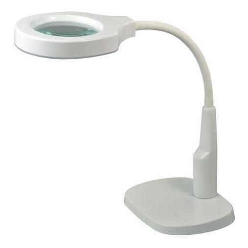 Настільна LED лампа з регулюванням яскравості з біфокальною лінзою LED/6W/230V 6000-7000K білий