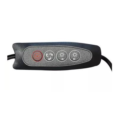 Настільна LED лампа з регулюванням яскравості з лупою LED/6W/5V 3000K/4000K/6000K чорний
