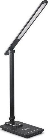 Настільна LED лампа з регулюванням яскравості з USB LED/9W/230V 3000K/4000K/5500K чорний