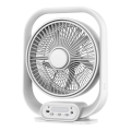 Настільна LED-лампа з вентилятором LED/2W/230V, біла