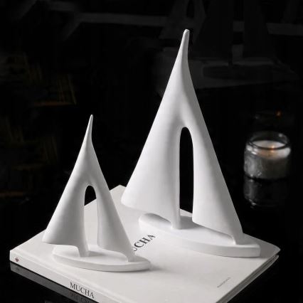 Настільна прикраса 21 см смола/біла