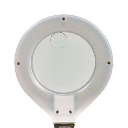 Настільна світлодіодна лампа з лупою LED/6,5W/230V біла