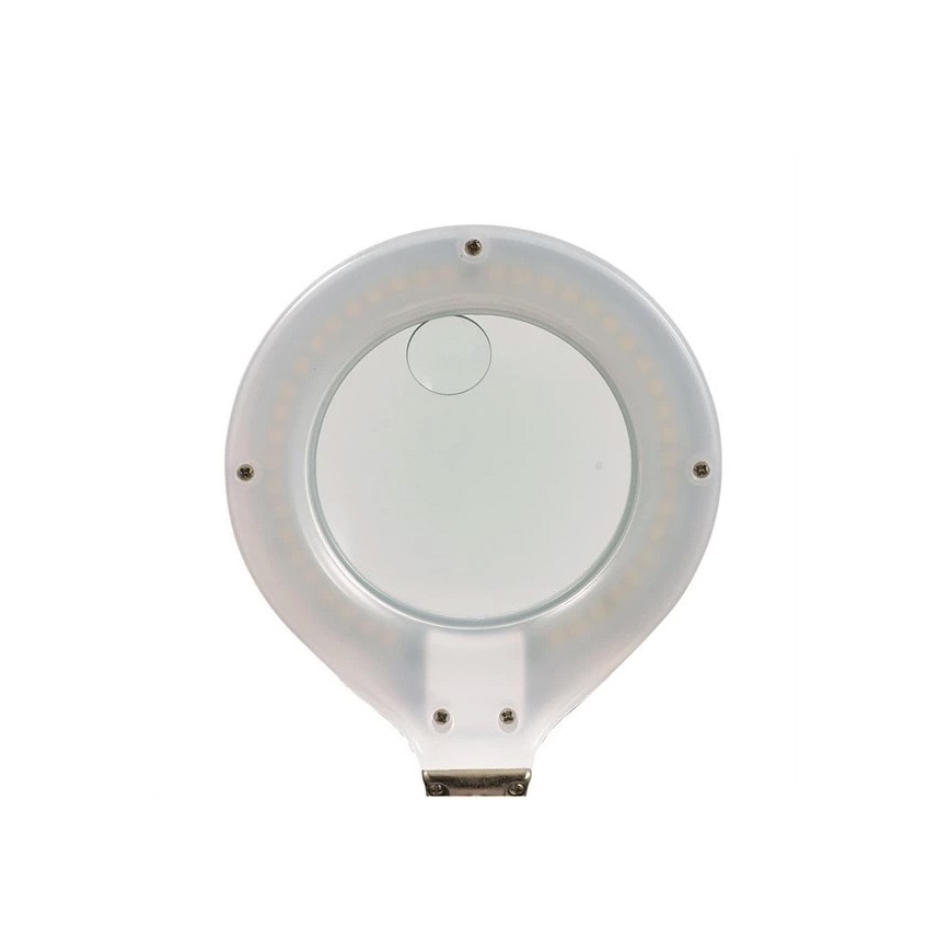 Настільна світлодіодна лампа з лупою LED/6,5W/230V біла