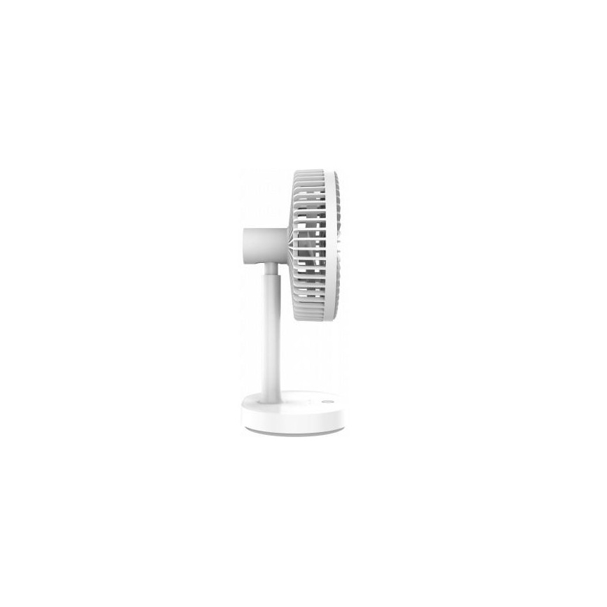 Настільний акумуляторний вентилятор з LED-лампою 3000mA/3,7V USB-C