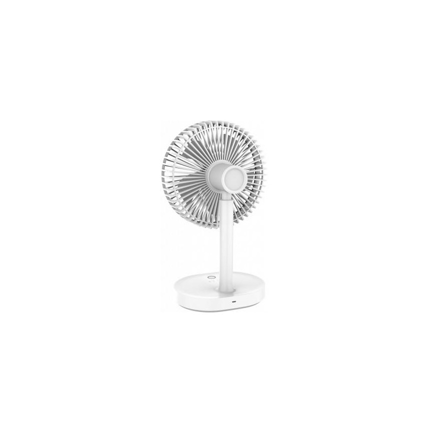Настільний акумуляторний вентилятор з LED-лампою 3000mA/3,7V USB-C
