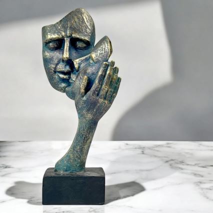 Настільний декор 35x22x13 см, смола з патиною
