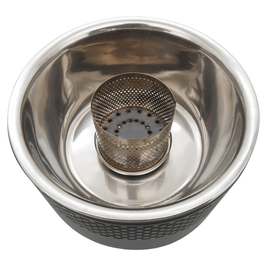 Настільний гриль на вугіллі 4xAA/USB чорний