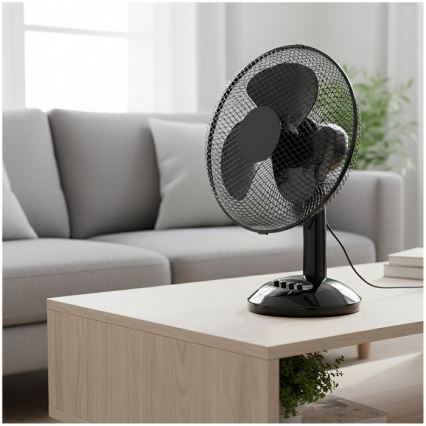Настільний вентилятор VIENTO 40 Вт/230 В чорний
