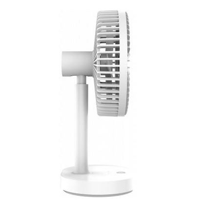 Настільний зарядний вентилятор з LED-лампою 3000мА/3,7В microUSB
