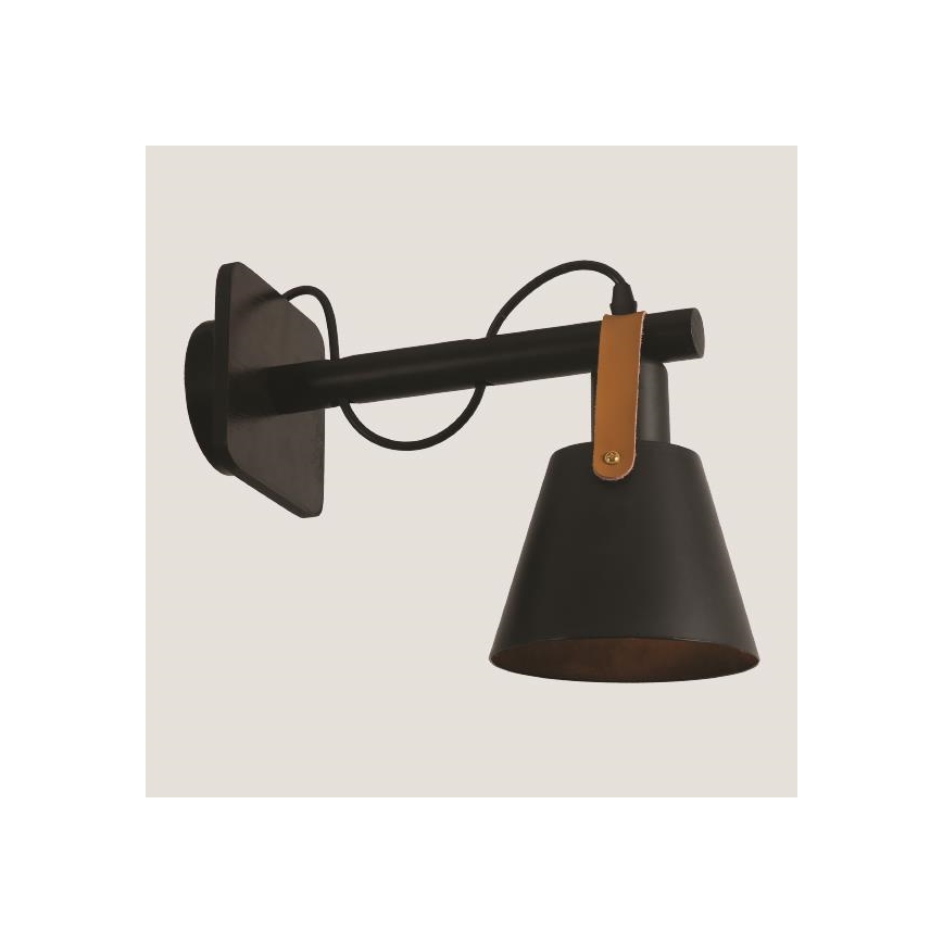 Настінна лампа 1xE27/40W/230V чорний