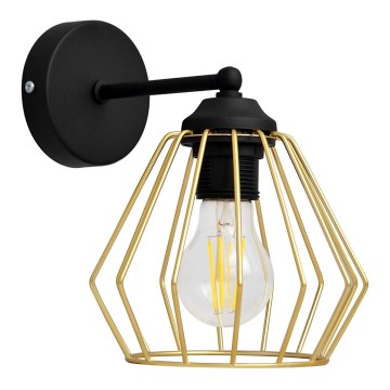 Настінна лампа AGAT 1xE27/15W/230V золотий/чорний