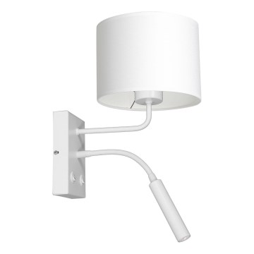 Настінна лампа ARDEN 1xE27/60W+1xG9/8W/230V білий