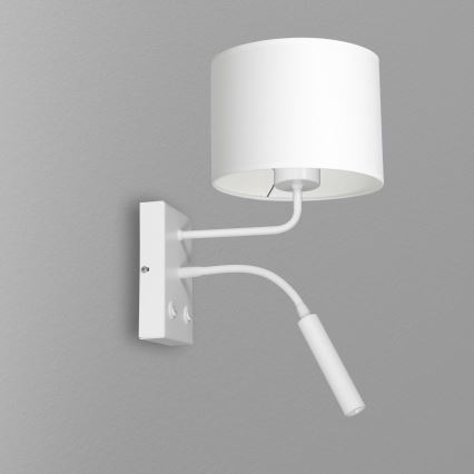 Настінна лампа ARDEN 1xE27/60W+1xG9/8W/230V білий