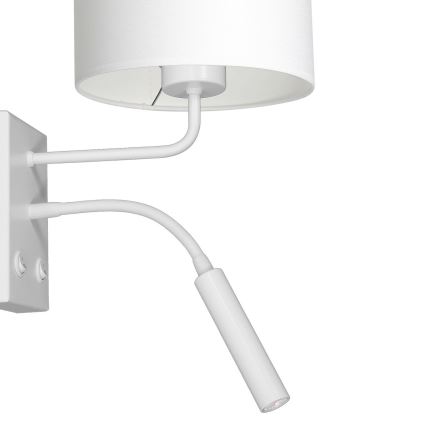 Настінна лампа ARDEN 1xE27/60W+1xG9/8W/230V білий