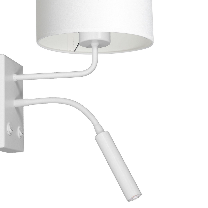 Настінна лампа ARDEN 1xE27/60W+1xG9/8W/230V білий
