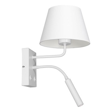 Настінна лампа ARDEN 1xE27/60W+1xG9/8W/230V білий