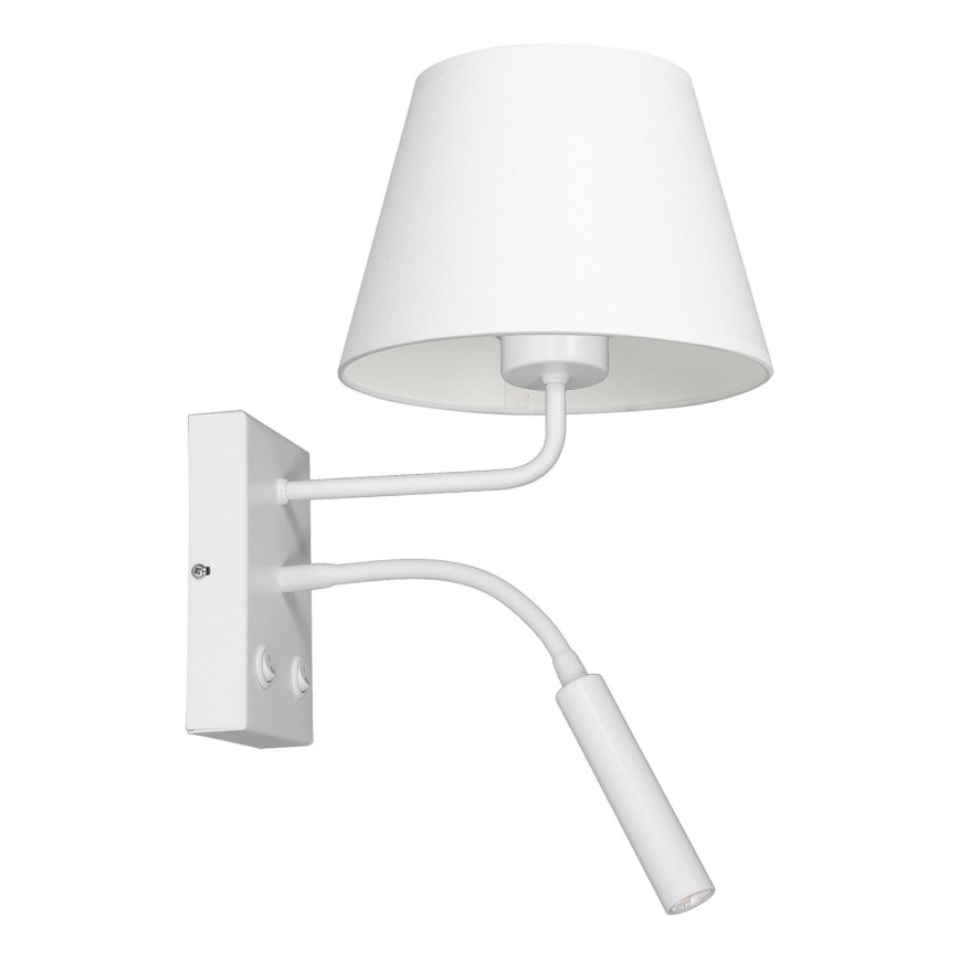 Настінна лампа ARDEN 1xE27/60W+1xG9/8W/230V білий