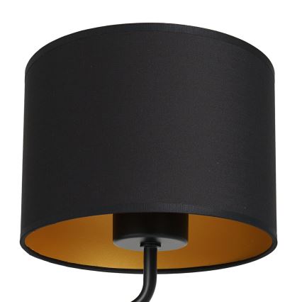 Настінна лампа ARDEN 1xE27/60W/230V чорний/золотий