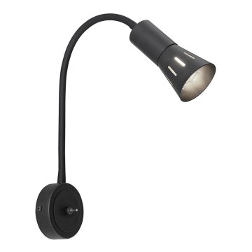 Настінна лампа ARENA 1xE14/40W/230V чорна