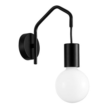 Настінна лампа BASSO 1xE27/40W/230V чорний