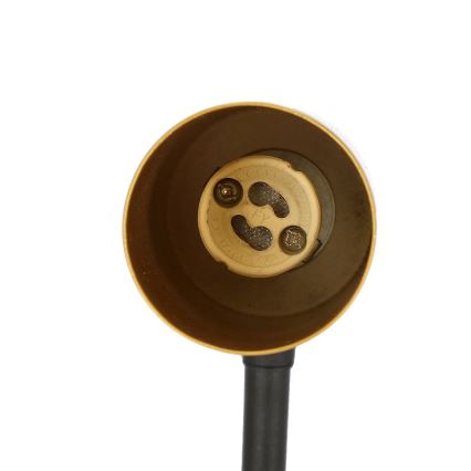 Настінна лампа (бра) TINA 1xGU10/15W/230V чорний/золотий