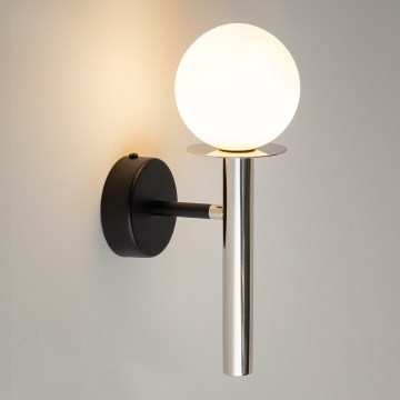 Настінна лампа DAISY 1xG9/12W/230V глянцевий хром/чорний/білий