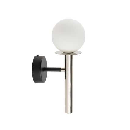 Настінна лампа DAISY 1xG9/12W/230V глянцевий хром/чорний/білий