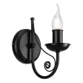 Настінна лампа DONATO 1xE14/40W/230V чорний