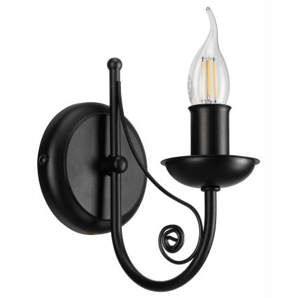 Настінна лампа DONATO 1xE14/40W/230V чорний