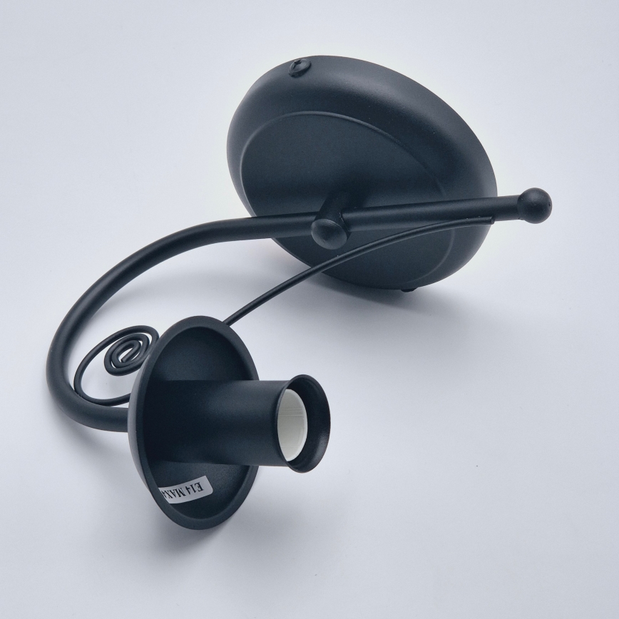 Настінна лампа DONATO 1xE14/40W/230V чорний