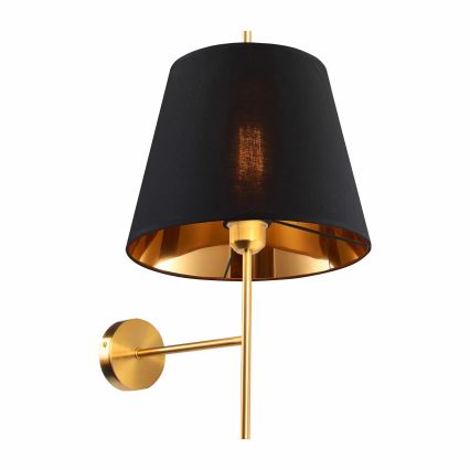 Настінна лампа ELENA 1xE27/20W/230V чорний