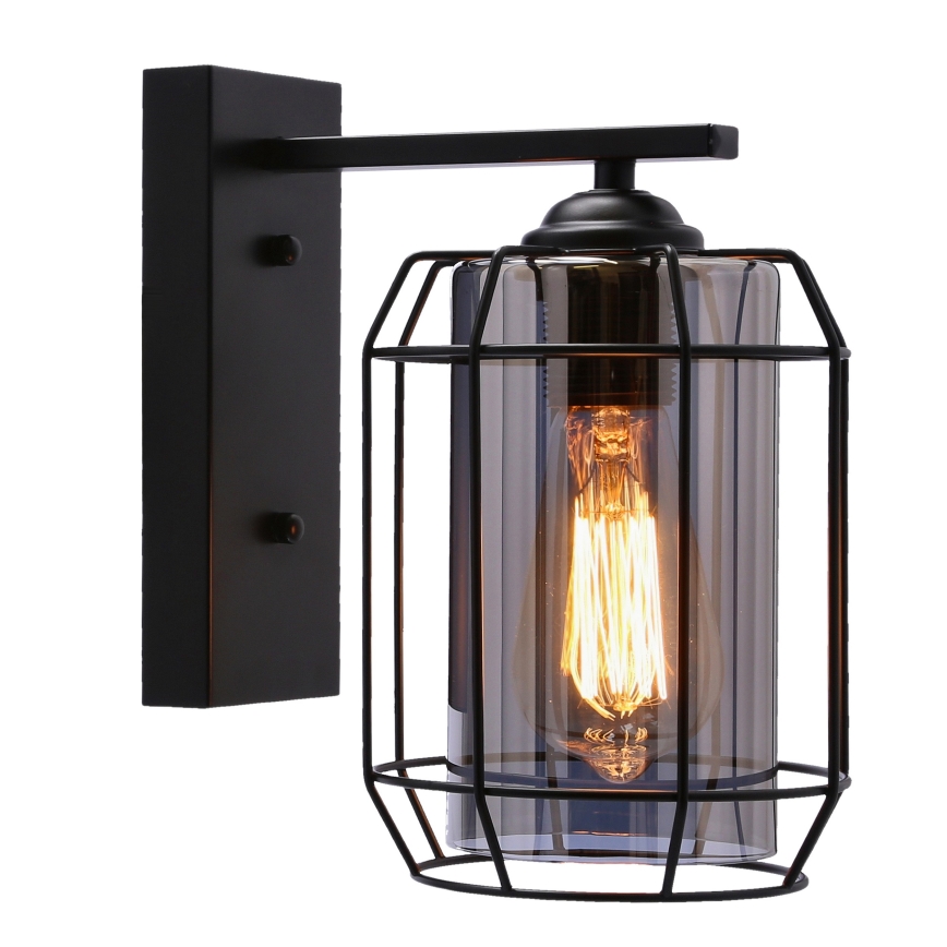 Настінна лампа JONERA 1xE27/40W/230V чорний