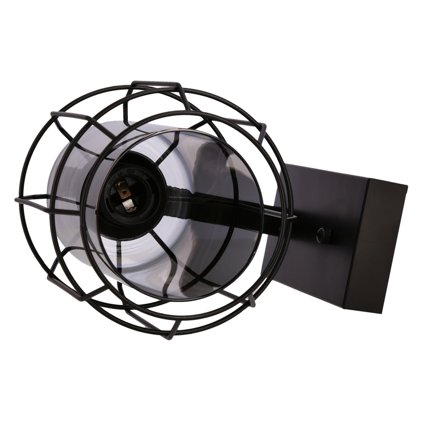 Настінна лампа JONERA 1xE27/40W/230V чорний