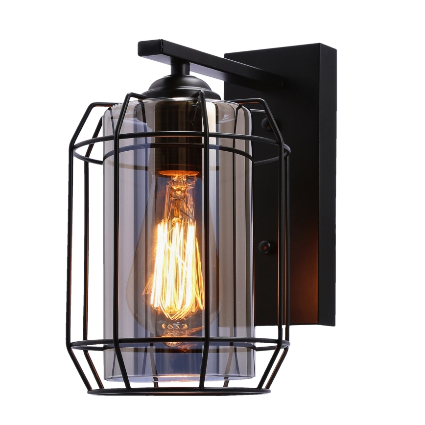 Настінна лампа JONERA 1xE27/40W/230V чорний