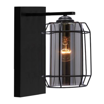 Настінна лампа JONERA 1xE27/40W/230V чорний