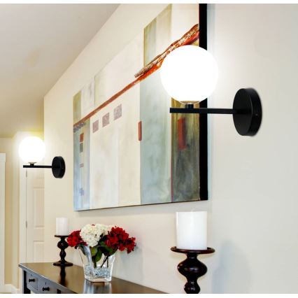 Настінна лампа KAMA 1xG9/28W/230V чорний