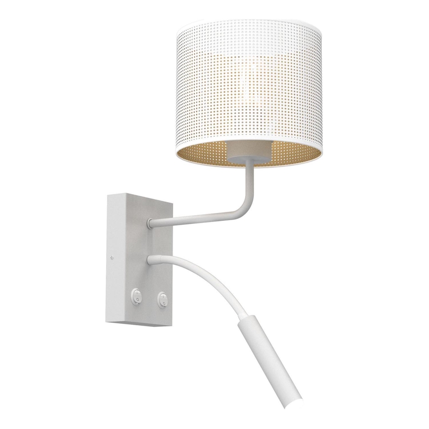 Настінна лампа LOFT SHADE 1xE27/60W+1xG9/8W/230V білий/золотий