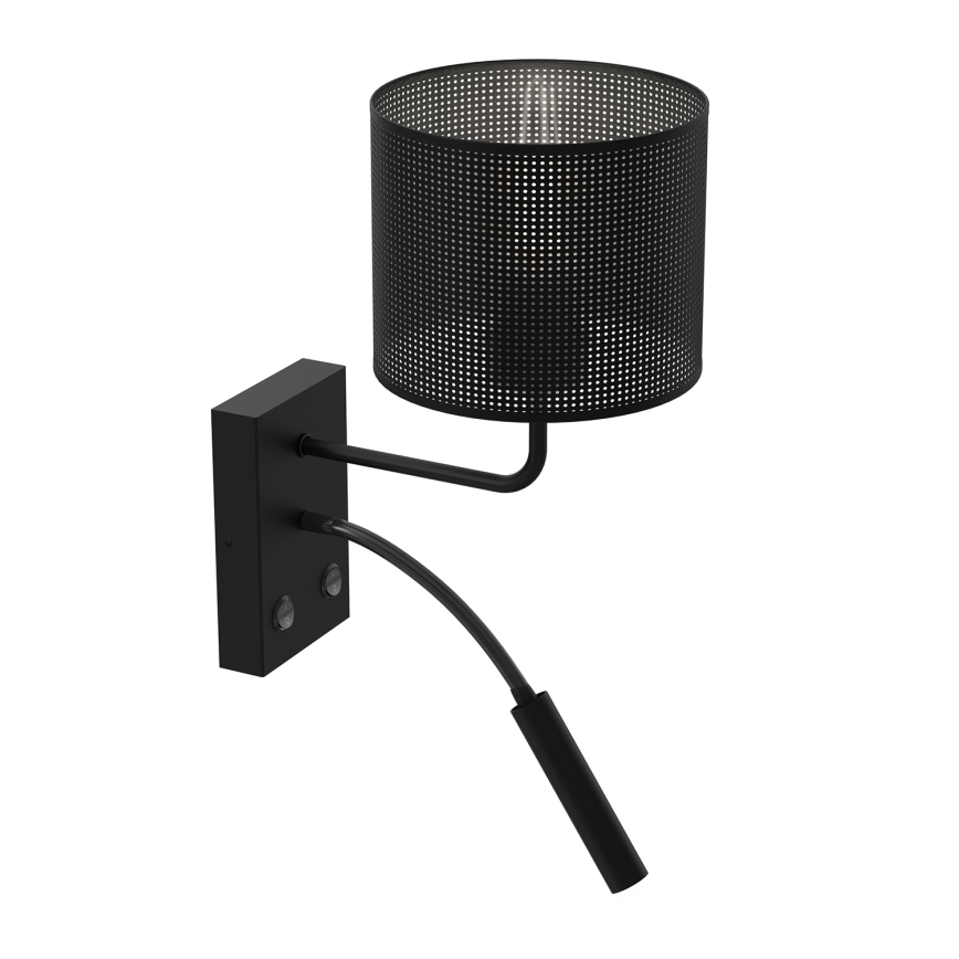 Настінна лампа LOFT SHADE 1xE27/60W+1xG9/8W/230V чорний