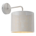 Настінна лампа LOFT SHADE 1xE27/60W/230V білий/золотий