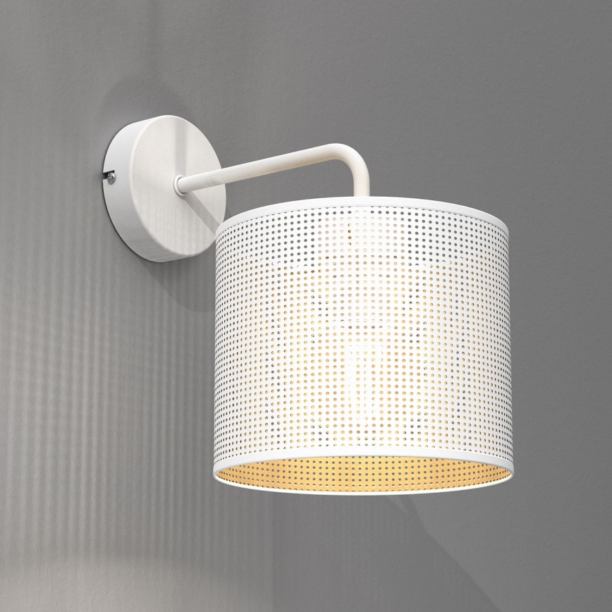 Настінна лампа LOFT SHADE 1xE27/60W/230V білий/золотий