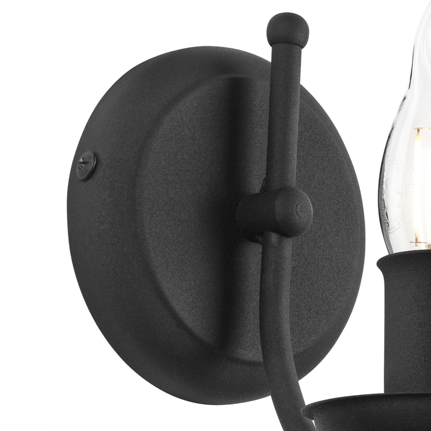 Настінна лампа LUCY 1xE14/60W/230V чорна