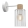 Настінна лампа MADERA 1xE27/60W/230V білий/дерево