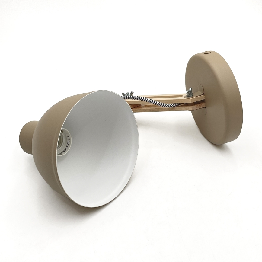 Настінна лампа MARCELLO 1xE27/15W/230V бежева