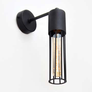 Настінна лампа MELODY 1xE27/15W/230V чорний