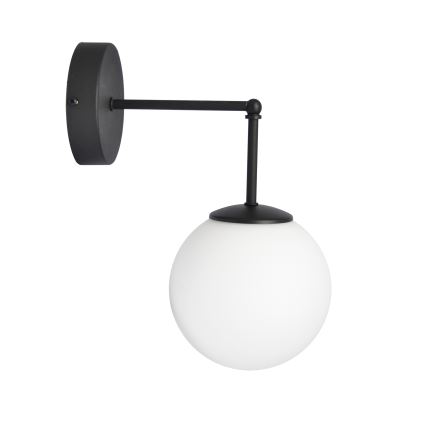 Настінна лампа MOON 1xE27/15W/230V чорний