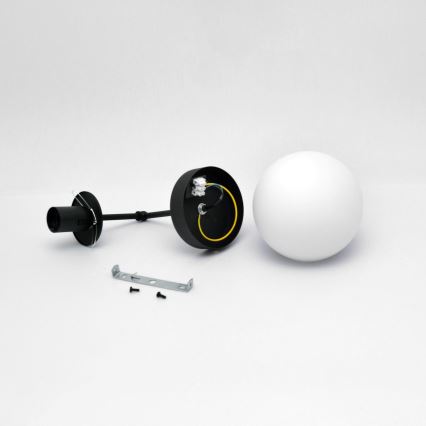 Настінна лампа MOON 1xE27/15W/230V чорний