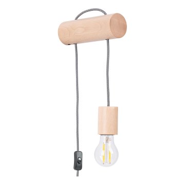Настінна лампа NIMBI 1xE27/15W/230V бук