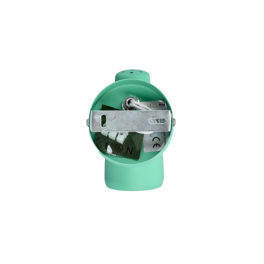 Настінна лампа PICARDO 1xE14/40W/230V бірюзовий