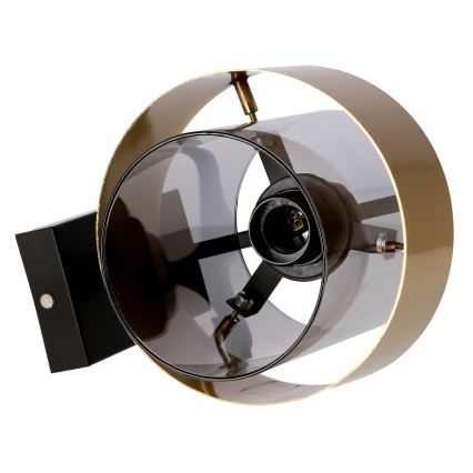 Настінна лампа SPIEGA 1xE27/60W/230V золотий/чорний