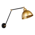 Настінна лампа TRUCK 1xE27/40W/230V золота/чорна